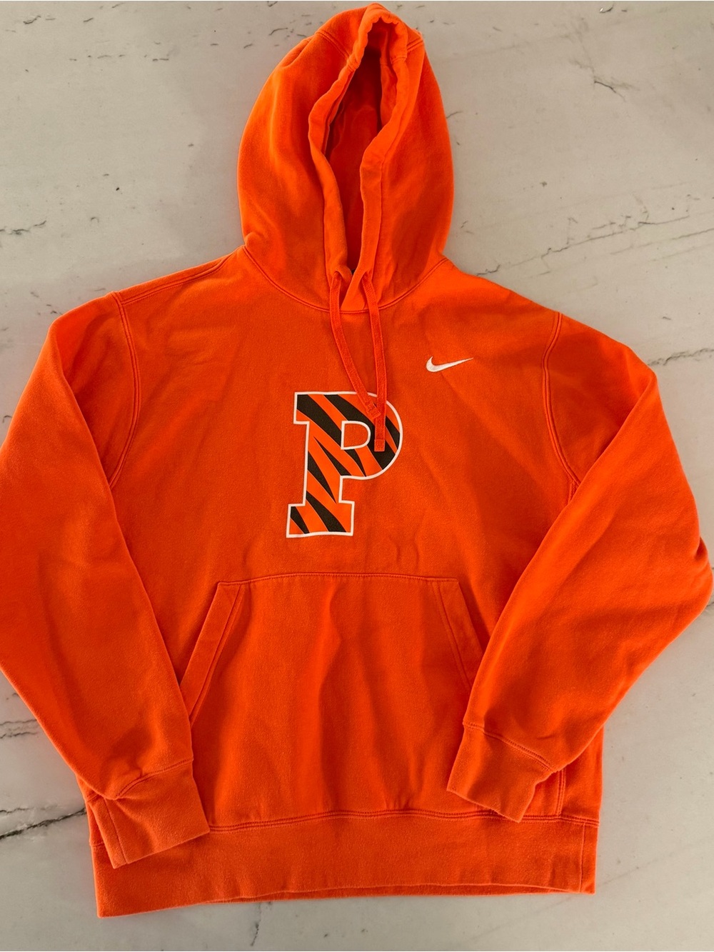 Nike Princeton Tigers University Hoodie Mens Medium Orange